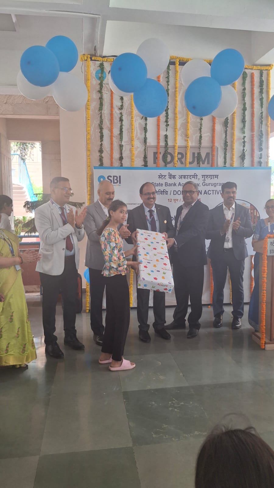 Joy of Giving Week CSR NGO sbi bank